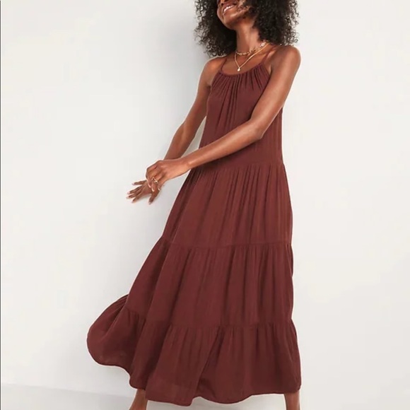 Navy flowy maxi dress - Picture 6 of 6